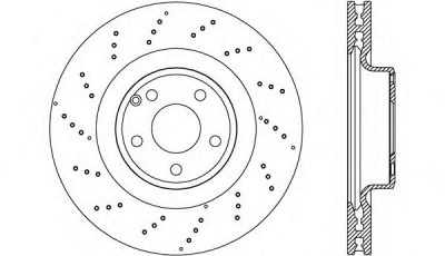 OPEN PARTS bdr268220 -  Тормозной диск